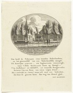 Begrafenisstoet van H. Hooft Dz. te Vreeland, 1794