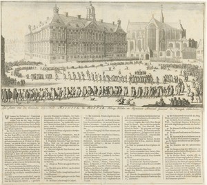Begrafenisstoet van Michiel Adriaenszoon de Ruyter, 1677