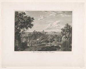 Begroeide muur bij Villa Borghese