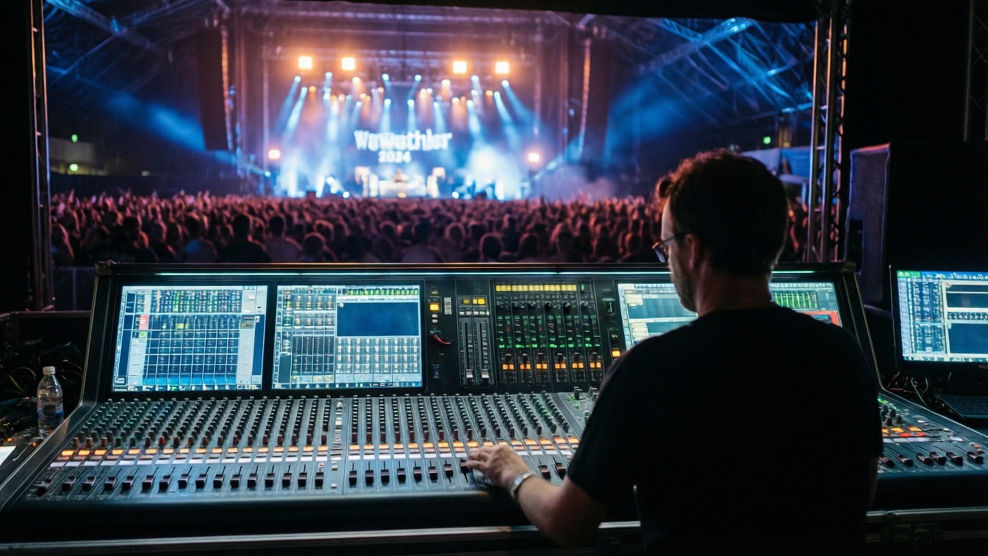 Behind the Soundboard by Wallpapers.art Studio
