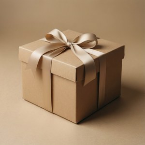 Beige Gift Box