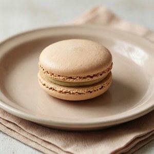 Beige Macaron Dessert
