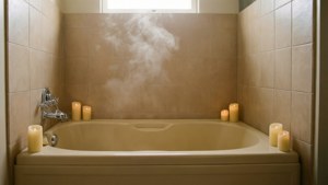 Beige Spa Bathroom