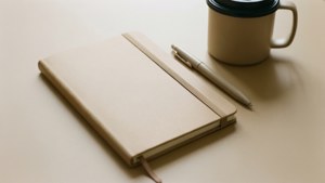 Beige Study Desk