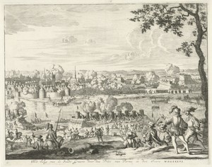 Beleg en bestorming van Grave door de hertog van Parma, 1586