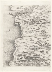 Beleg van La Rochelle, september 1627-oktober 1628 (centrale kaart, deel linksboven)