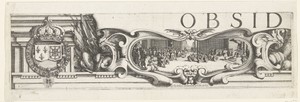 Beleg van La Rochelle, september 1627-oktober 1628 (randwerk, deel linksboven)
