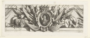 Beleg van La Rochelle, september 1627-oktober 1628 (randwerk, deel middenonder)
