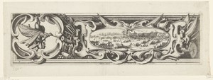 Beleg van Saint Martin op het Île de Ré, juli-november 1627 (randwerk, deel linksonder)