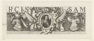 Beleg van Saint Martin op het Île de Ré, juli-november 1627 (randwerk, deel middenboven)