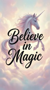 Believe in Magic Typography