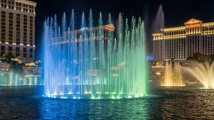 Bellagio Fountains Night