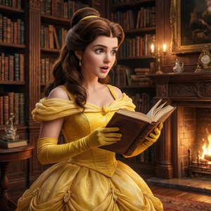 Belle's Enchanted Library