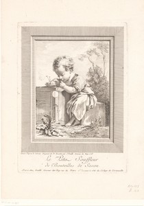 Bellenblazende jongen