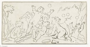 Bellenblazende putti