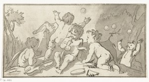 Bellenblazende putti