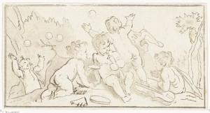 Bellenblazende putti