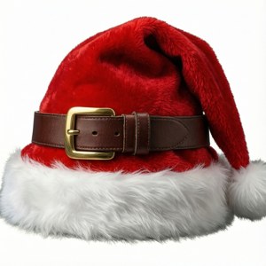 Belted Santa Hat