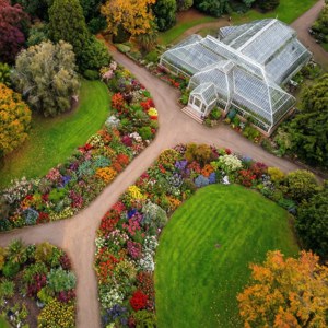 Bendigo Botanic Gardens Aerial