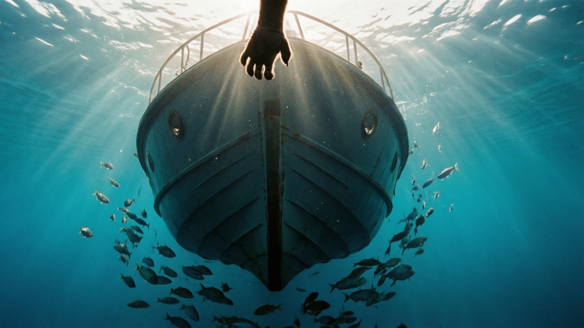 Beneath the Boat's Shadow by Wallpapers.art Studio