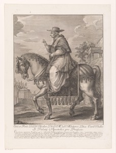 Benedictus XIII te paard