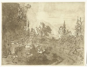 Bergachtig landschap