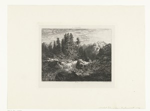 Berglandschap met beek