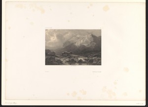 Berglandschap met beek