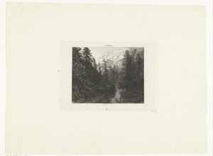 Berglandschap met meertje