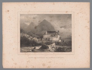 Berglandschap met rivier