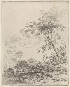 Berglandschap met vee
