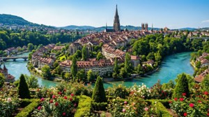 Bern from Rosengarten