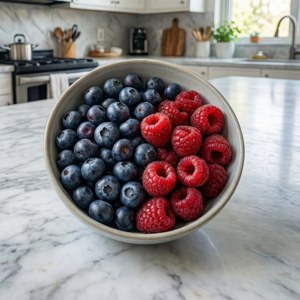 Berry Bowl Flat Lay