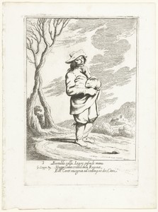 Bertoldo met een haas