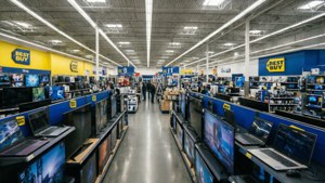 Best Buy Electronics Aisle