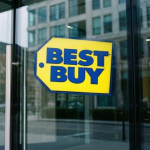 Best Buy Glass Sign