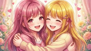 Best Friends Hug