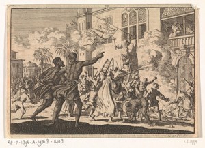 Bestorming van het paleis van de onderkoning van Mexico, 1623
