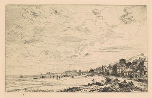 Beuzeval, Embouchure de la Dive (Calvados)