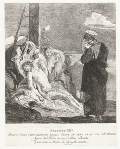 Bewening van Christus dode lichaam na kruisafneming