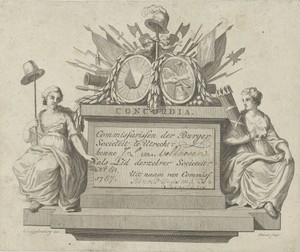 Bewijs van lidmaatschap van burgersociëteit Concordia