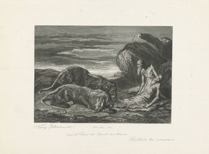 Bezoek van H. Antonius aan H. Paulus de Kluizenaar