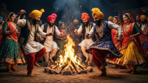 Bhangra Lohri Dance
