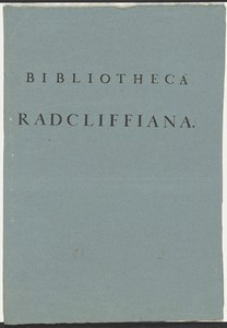 Bibliotheca Radcliffiana