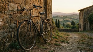 Bicycle at Sunset