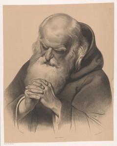 Biddende monnik