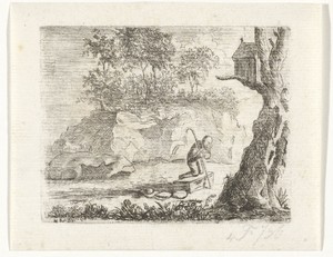 Biddende pelgrim