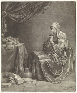 Biddende vrouw