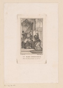 Biechtende vrouw