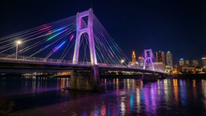 Big Four Bridge at Night
